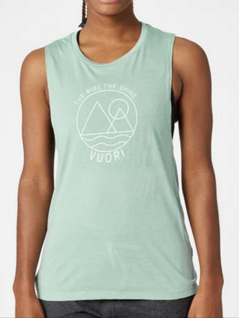 Vuori The Rise The Shine Tank Dusty Pine GUC